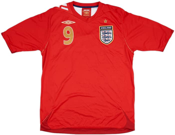 2006-08 England Away Shirt Rooney #9 - 9/10 - (M)
