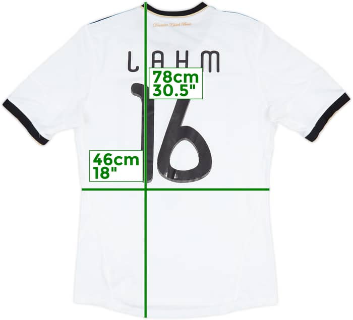 2010-11 Germany Home Shirt Lahm #16 - 6/10 - (M)