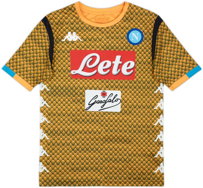 2018-19 Napoli GK S/S Shirt - 8/10 - (XL.Boys)