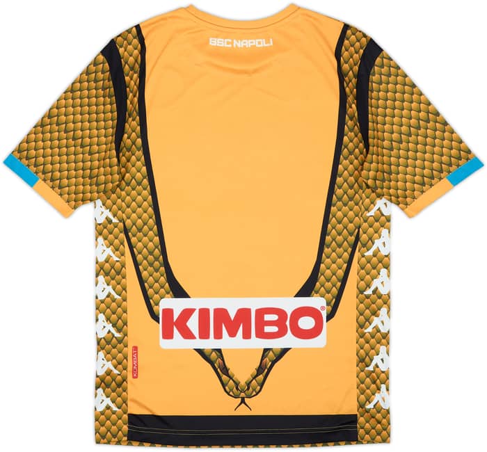 2018-19 Napoli GK S/S Shirt - 8/10 - (XL.Boys)