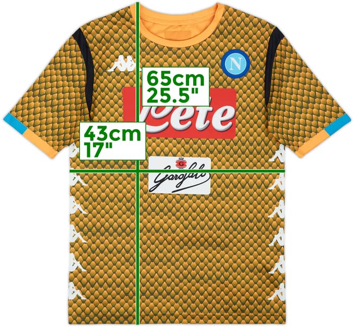 2018-19 Napoli GK S/S Shirt - 8/10 - (XL.Boys)