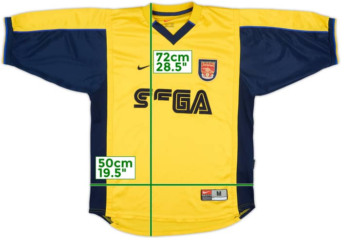 1999-01 Arsenal Away Shirt - 4/10 - (M)