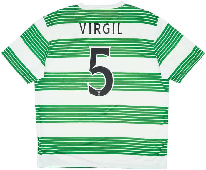 2013-15 Celtic Home Shirt Virgil #5 - 6/10 - (XL)