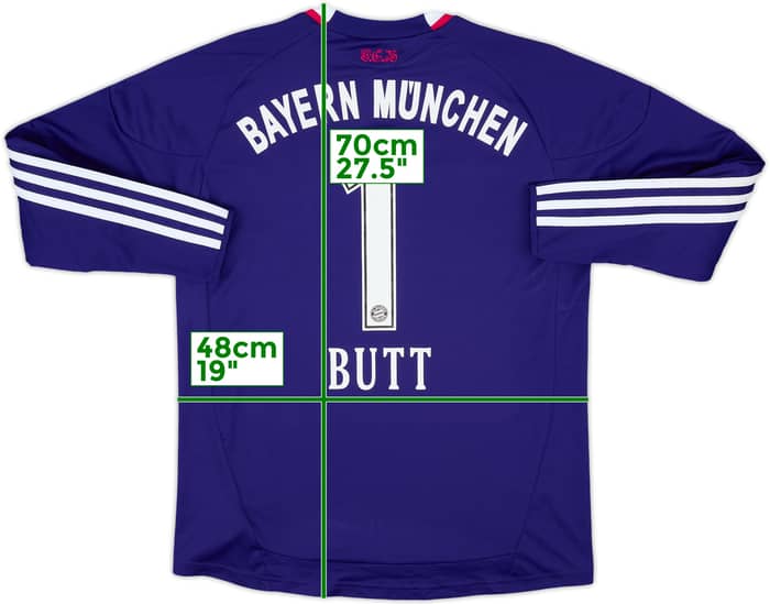 2010-11 Bayern Munich GK Shirt Butt #1 - 8/10 - (L.Boys)