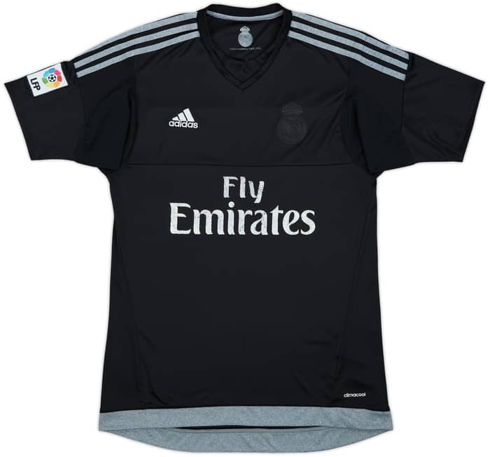 2015-16 Real Madrid GK Shirt - 4/10 - (S)