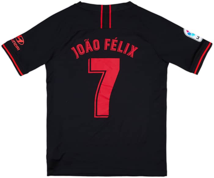 2019-20 Atletico Madrid Away Shirt Joao Felix #7 - 8/10 - (L.Boys)