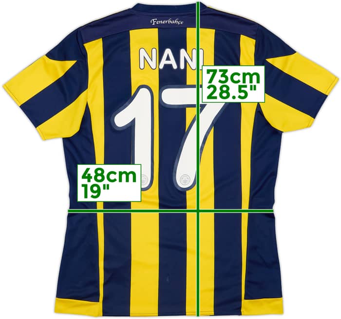 2015-16 Fenerbahce Home Shirt Nani #17 - 6/10 - (M)