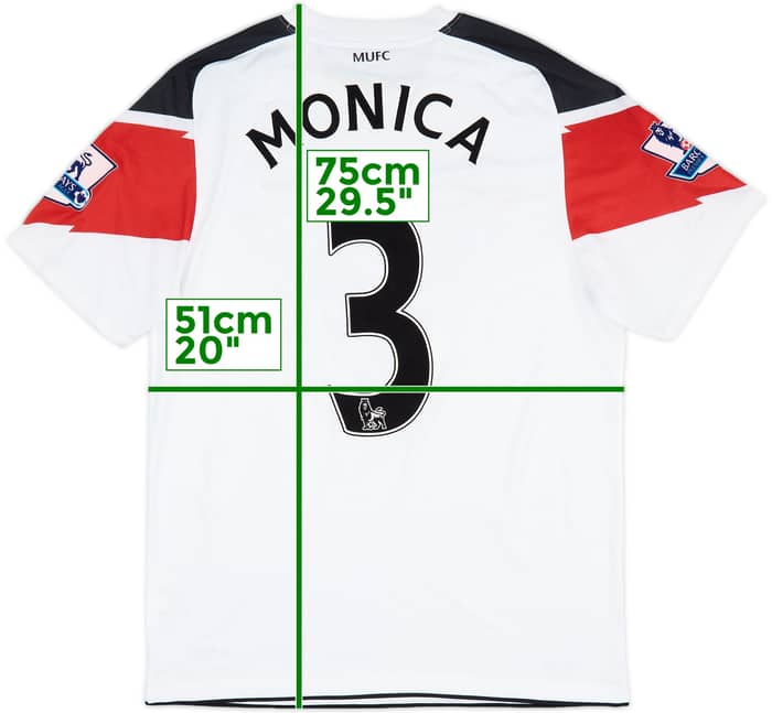 2010-12 Manchester United Away Shirt Monica #3 - 8/10 - (M)