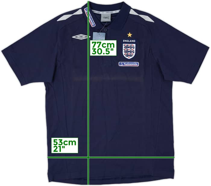 2006-08 England Umbro Polo Shirt (L)