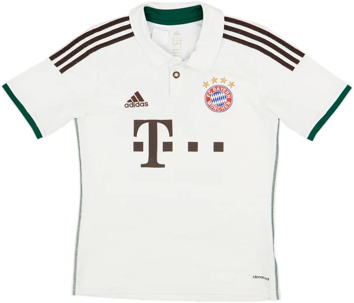 2013-14 Bayern Munich Away Shirt Muller #25 - 7/10 - (L.Boys)