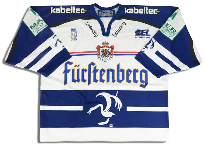 2002-03 Schwenninger Wild Wings Zib #7 Metzen Athletic Signed Jersey (Home) 3XL
