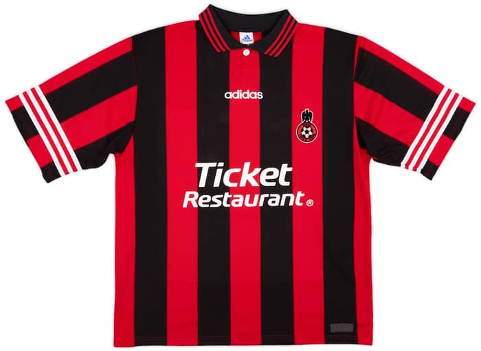 1996-97 adidas Template Shirt #10 (Nice) - 9/10 - (XL)