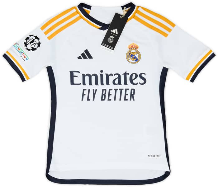 2023-24 Real Madrid Home CL Full Kit (L.Kids)