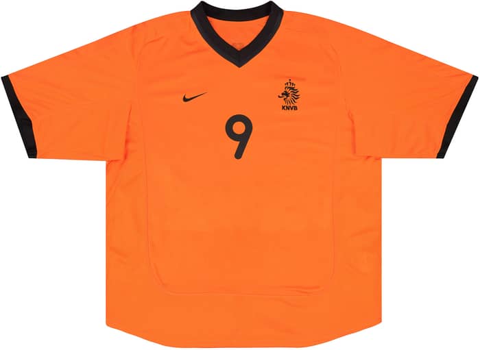 2000-02 Netherlands Home Shirt v.Nistelrooy #9 - 9/10