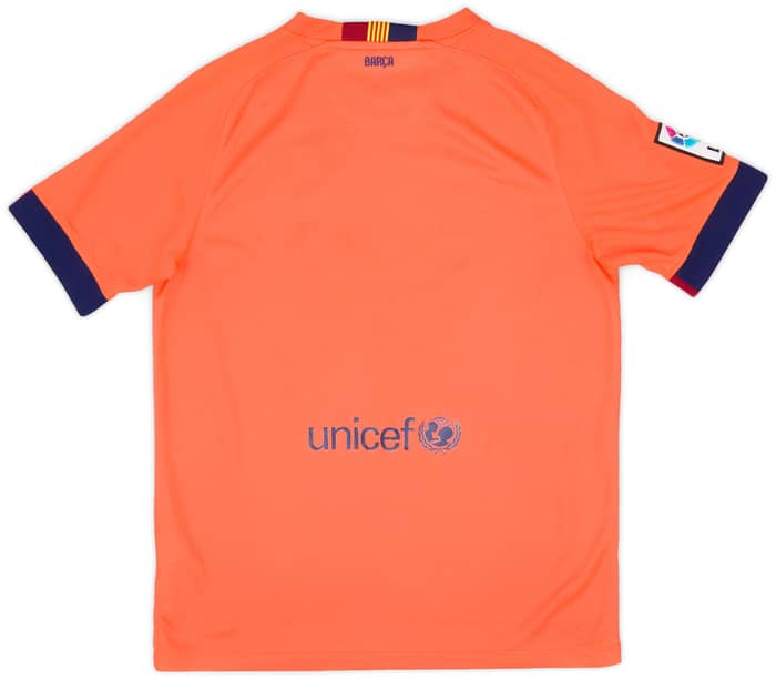 2014-15 Barcelona Away Shirt - 8/10 - (XL.Boys)