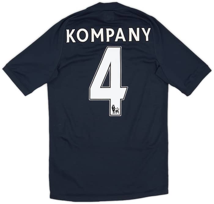 2010-12 Manchester City Away Shirt Kompany #4 (S)