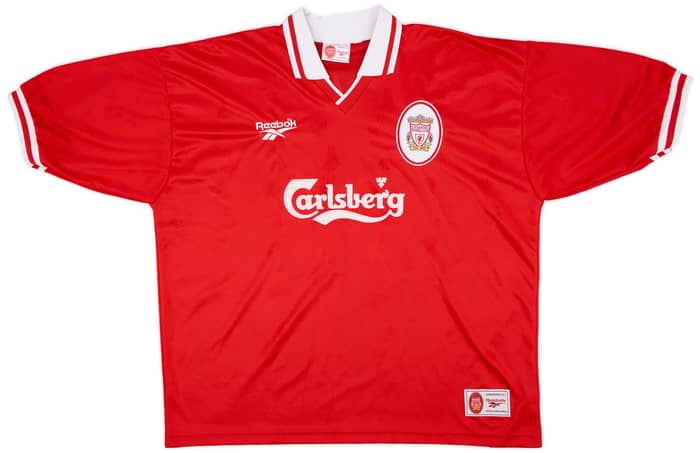 1996-98 Liverpool Home Shirt Carragher #23 - 9/10 - (XXL)