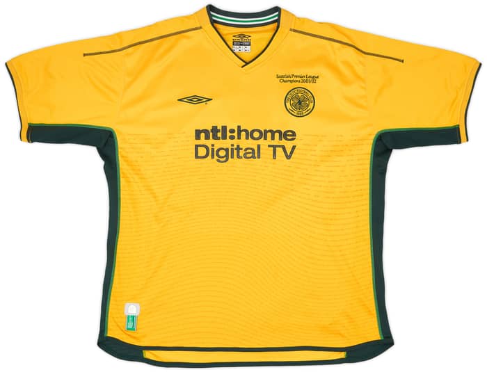 2002-03 Celtic Away Shirt Larsson #7 - 8/10 - (XXL)