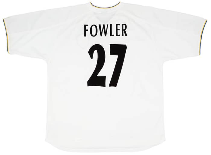 2000-02 Leeds United Home Shirt Fowler #27 - 6/10 - (XXL)