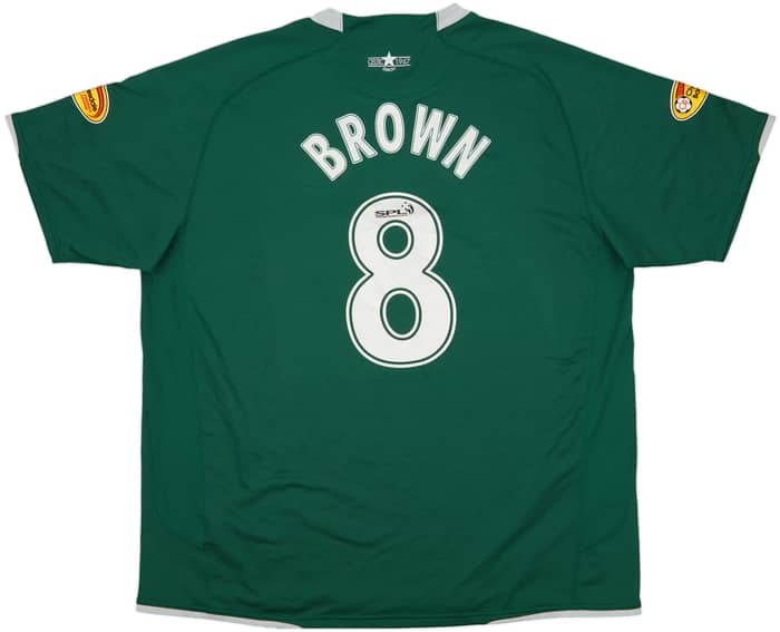 2007-08 Celtic Away Shirt Brown #8 - 5/10 - (XXL)