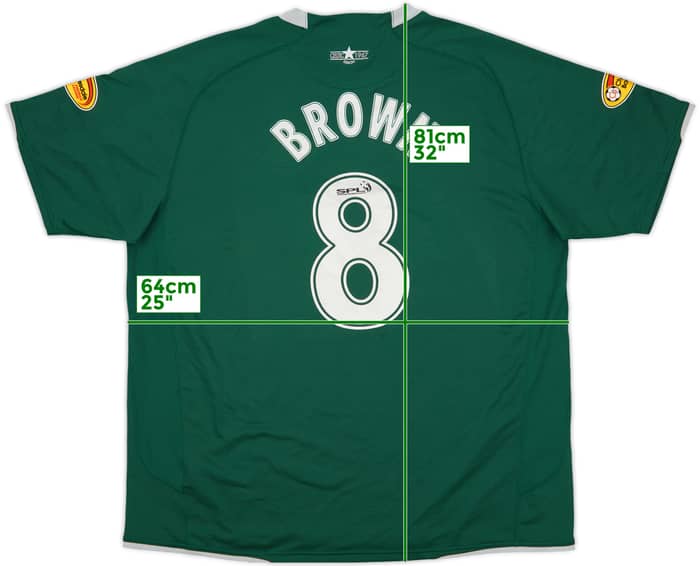 2007-08 Celtic Away Shirt Brown #8 - 5/10 - (XXL)
