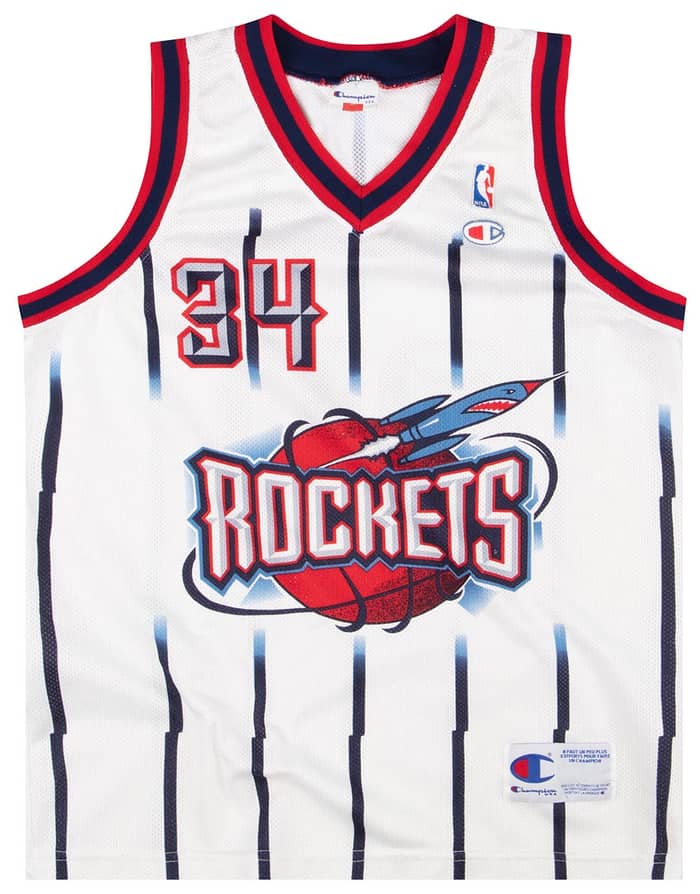 1995-01 Houston Rockets Olajuwon #34 Champion Jersey (Home) XXL