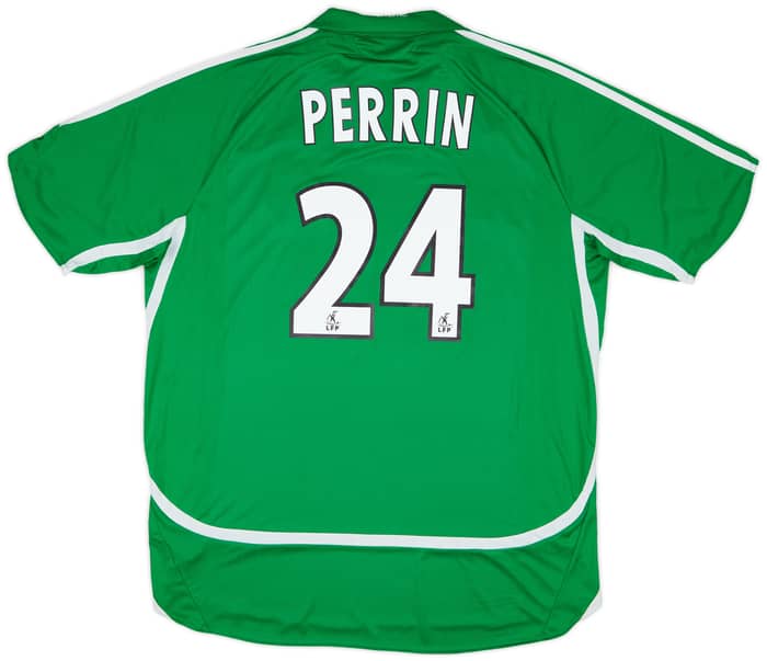 2006-07 Saint Etienne Home Shirt Perrin #24 - 8/10 - (XL)