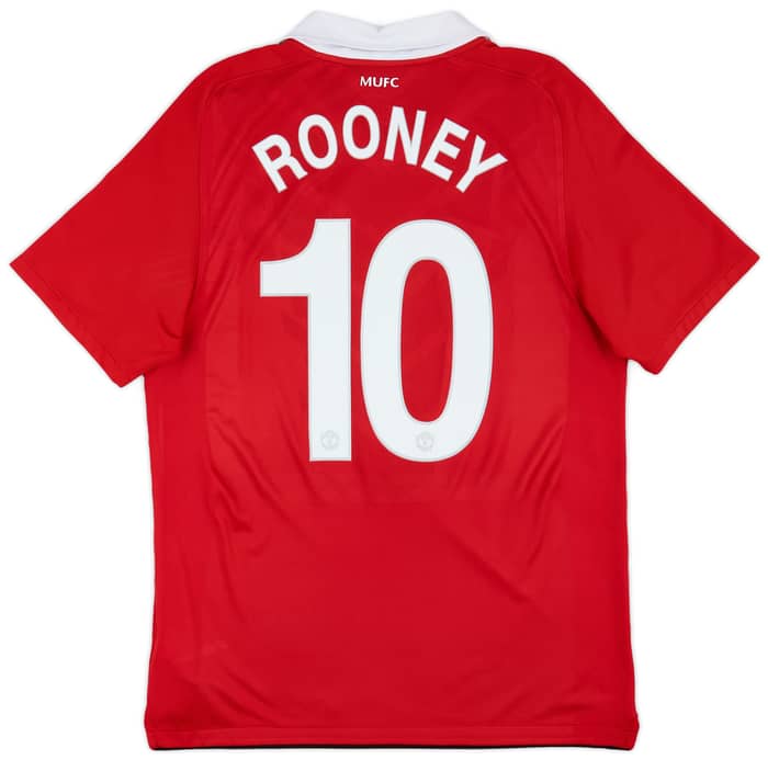 2010-11 Manchester United Home Shirt Rooney #10