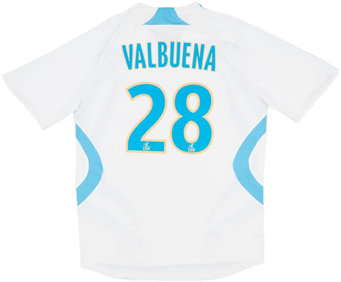 2007-08 Olympique Marseille Home Shirt Valbuena #28 - 8/10 - (M)