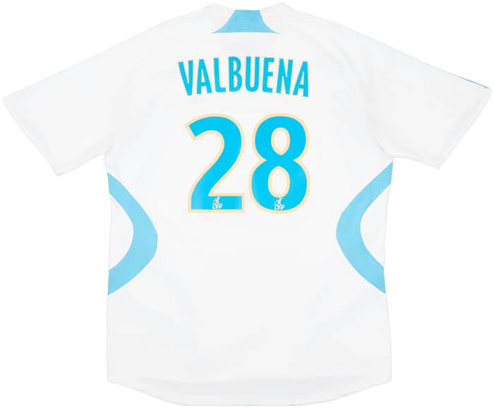 2007-08 Olympique Marseille Home Shirt Valbuena #28 - 7/10 - (L)