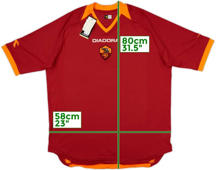2006-07 Roma Home Shirt (XXL)