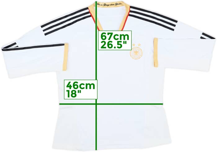 2011-12 Germany Women's Home L/S Shirt - 9/10 - (Women's M)