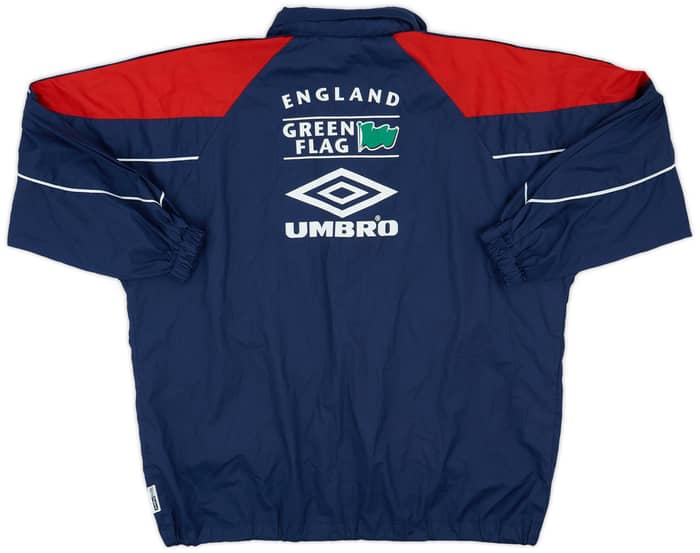 1995-97 England Umbro Hooded Rain Jacket - 9/10 - (M)