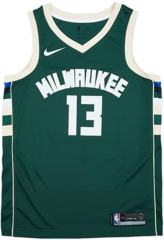 2017-19 Milwaukee Bucks Brogdon #13 Nike Swingman Away Jersey - 9/10 - (M)