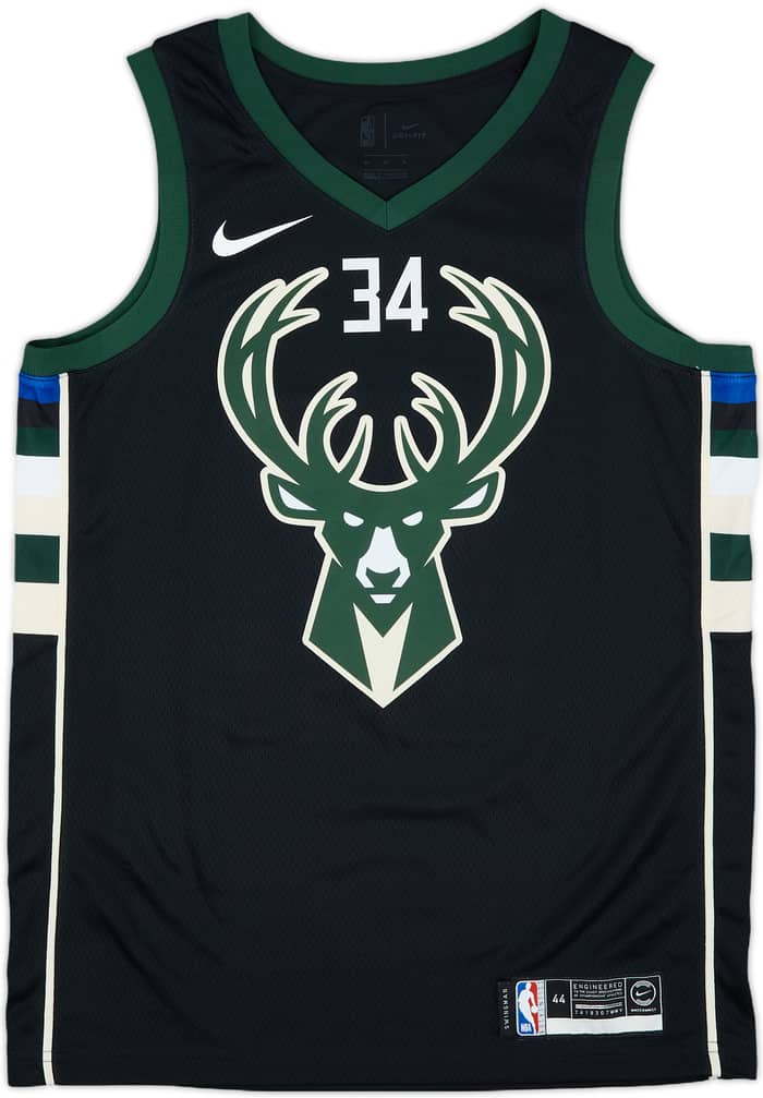 2017-19 Milwaukee Bucks Antetokounmpo #34 Nike Swingman Alternate Jersey - 7/10 - (M)