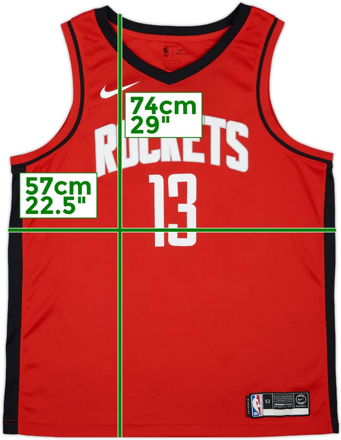 2019-21 Houston Rockets Harden #13 Nike Swingman Away Jersey - 7/10 - (XL)