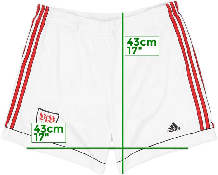 1998-00 Stuttgart Home Shorts - 4/10 - (L)