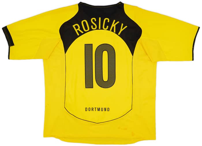 2004-05 Borussia Dortmund Home Shirt Rosicky #10 - 6/10 - (XL)
