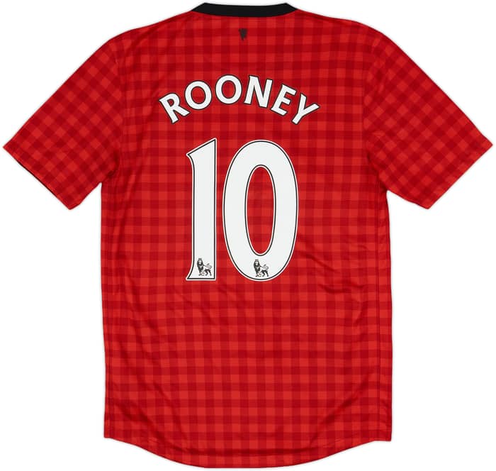 2012-13 Manchester United Home Shirt Rooney #10 - 8/10 - (S)
