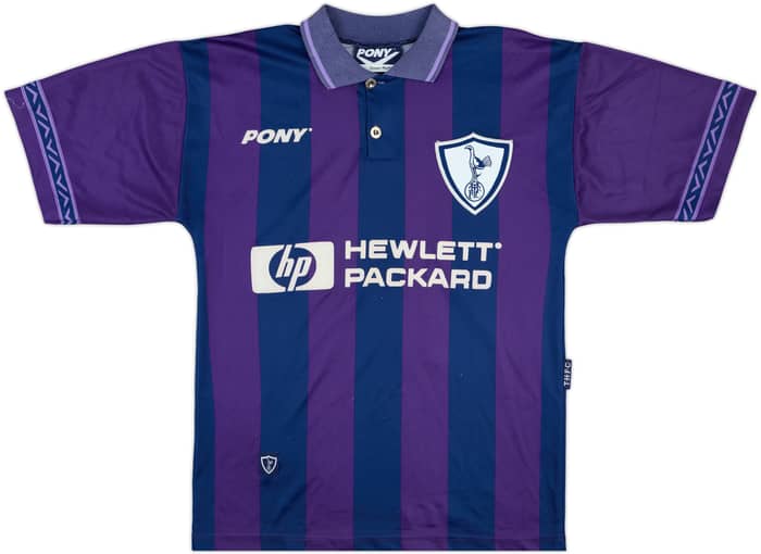 1995-97 Tottenham Away Shirt Sheringham #10 - 7/10 - (S)