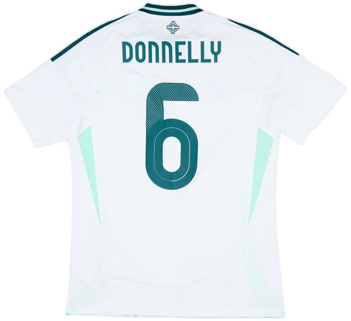 2024 Northern Ireland Match Issue Away Shirt Donnelly #6