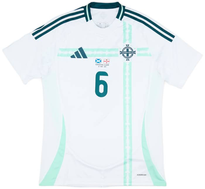 2024 Northern Ireland Match Issue Away Shirt Donnelly #6
