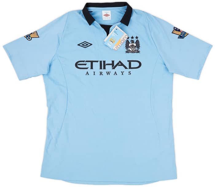 2012-13 Manchester City Home Shirt Dzeko #10 (L)