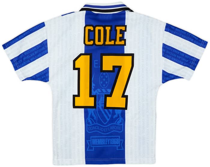 1994-96 Manchester United Third Shirt Cole #17 - 8/10 - (S.Boys)