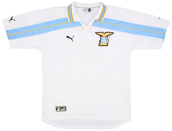 1999-00 Lazio Centenary Home Shirt Mancini #10 - 7/10 - (L)