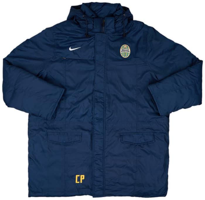 2012-13 Hellas Verona Staff Issue Nike Hooded Bench Coat CP - 10/10 - (XXL)