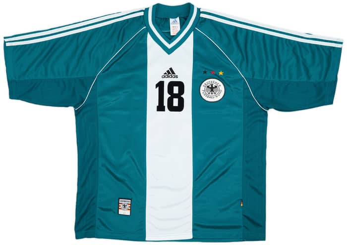 1998-00 Germany Away Shirt Klinsmann #18 - 9/10 - (XL)