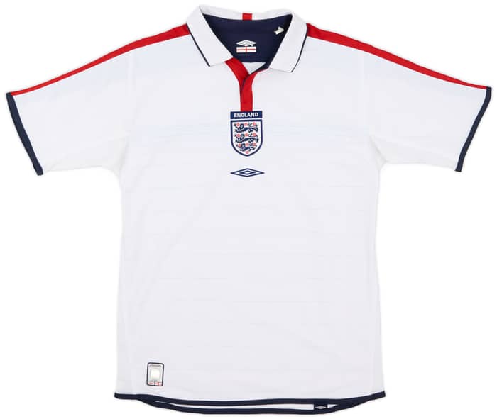 2003-05 England Home Shirt Gerrard #4 - 6/10 - (S)