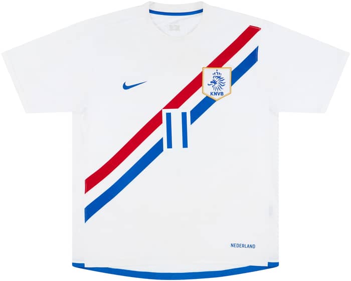 2006-08 Netherlands Away Shirt Robben #11