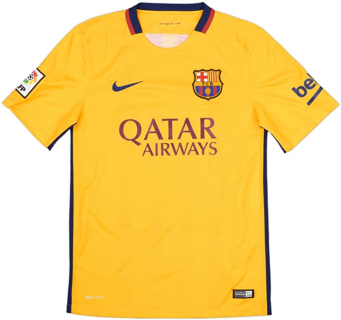 2015-16 Barcelona Away Shirt Suarez #9 - 8/10 - (S)